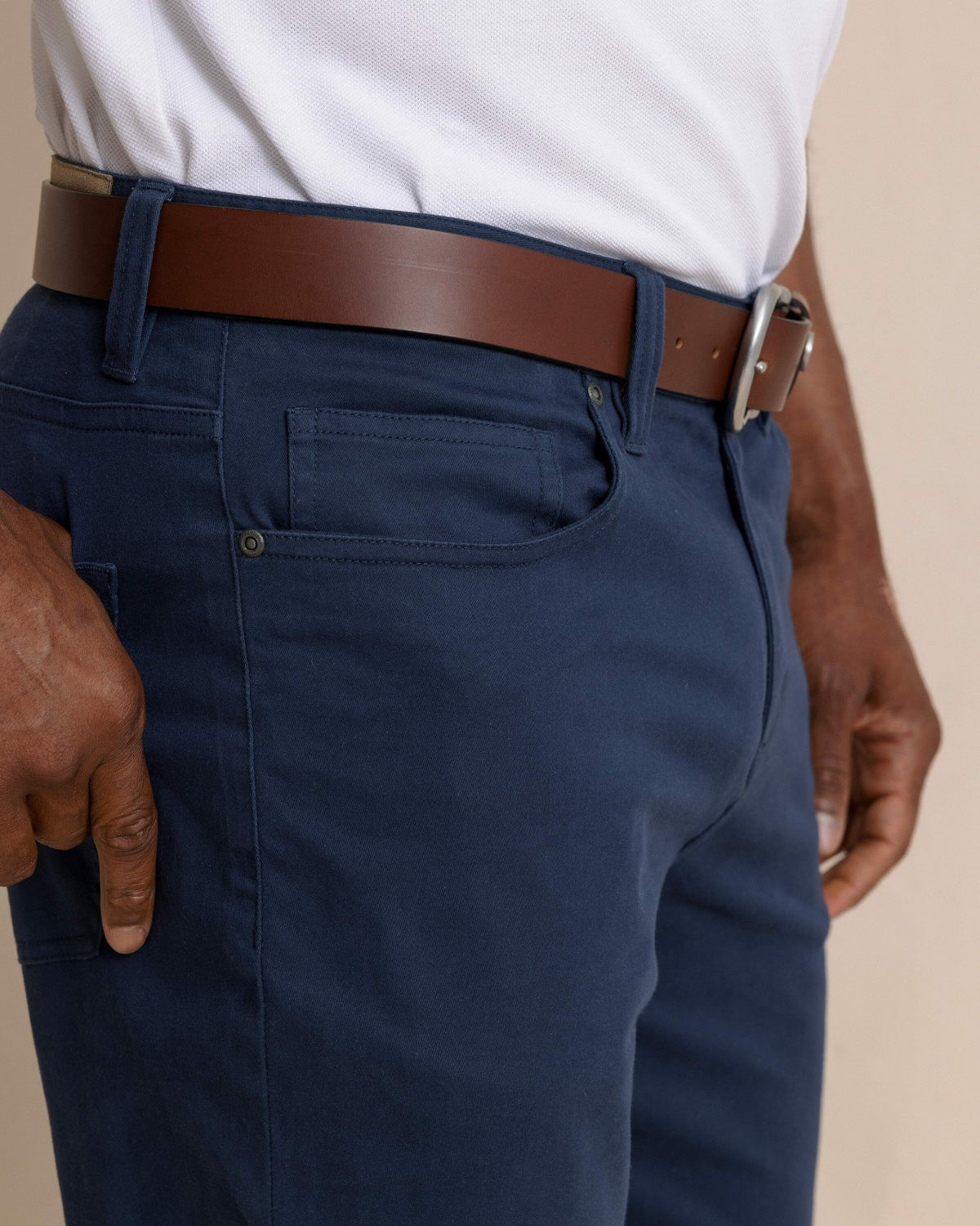 Sullivan Five Pocket Pant - Dress Blue | Southern Tide Classic
