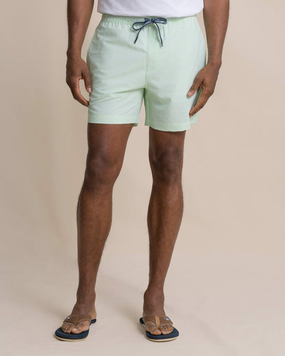 Seersucker Stripe Maritime Swim Trunk | Southern Tide Essential