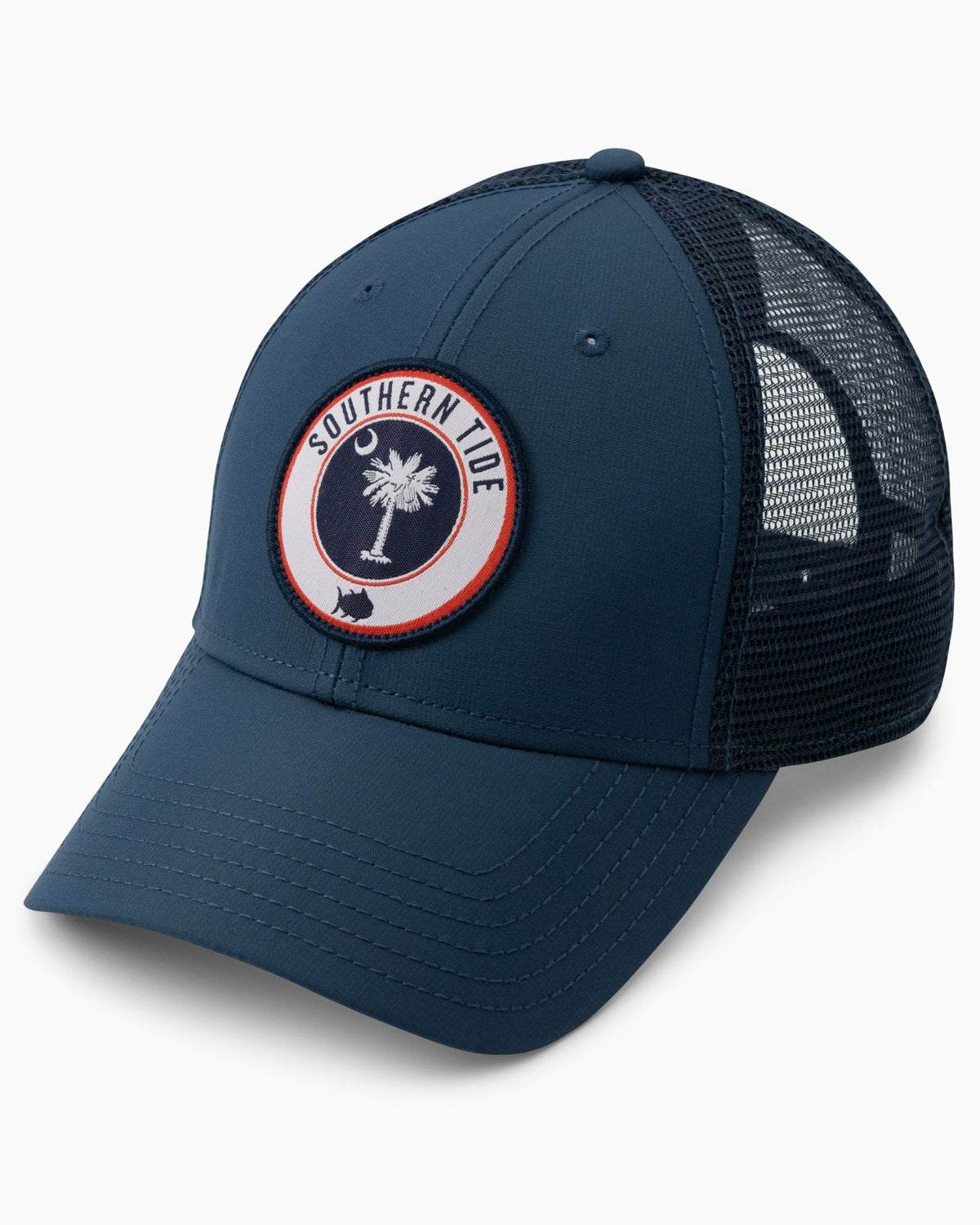 South Carolina Patch Performance Trucker Hat Hats | Southern Tide Latest