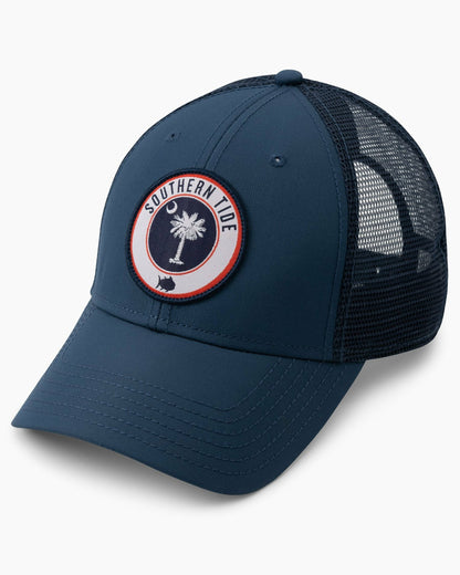 South Carolina Patch Performance Trucker Hat Hats | Southern Tide Latest
