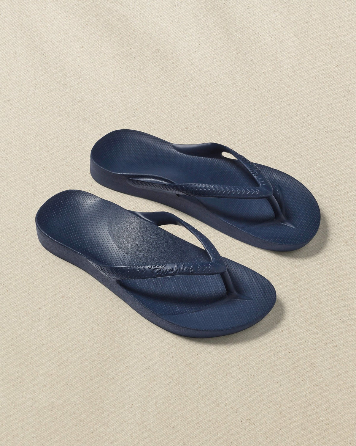 Archies Navy Arch Support Flip Flop | Southern Tide Top Pick