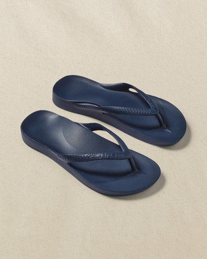 Archies Navy Arch Support Flip Flop | Southern Tide Top Pick
