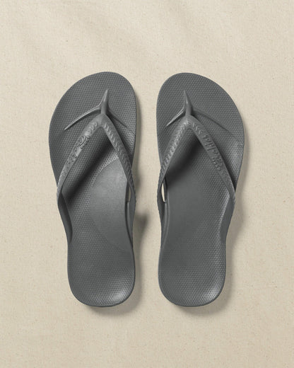 Archies Charcoal Arch Support Flip Flop | Southern Tide Best Seller