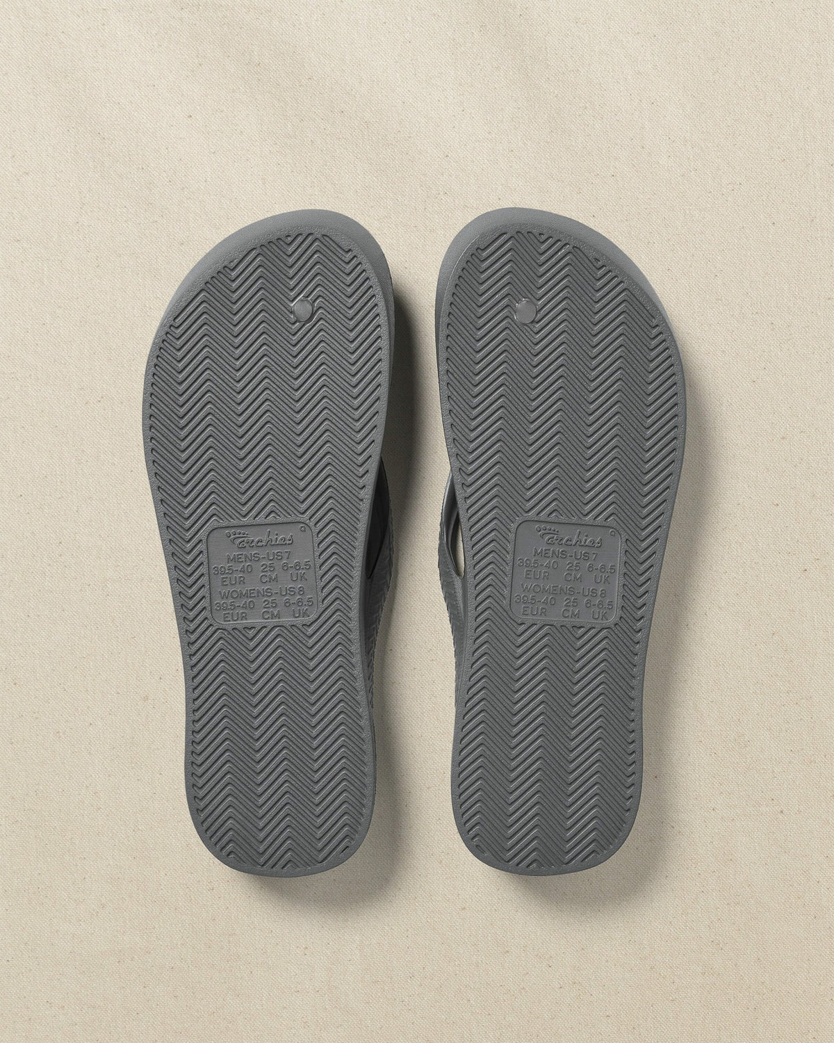Archies Charcoal Arch Support Flip Flop | Southern Tide Best Seller