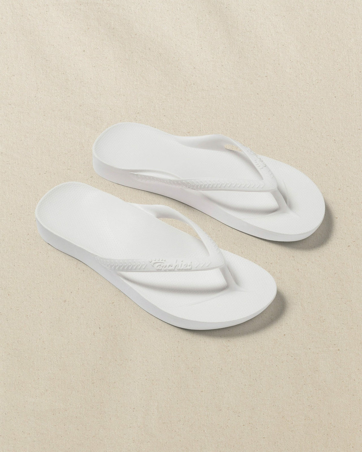 Archies Classic White Arch Support Flip Flop | Southern Tide Value