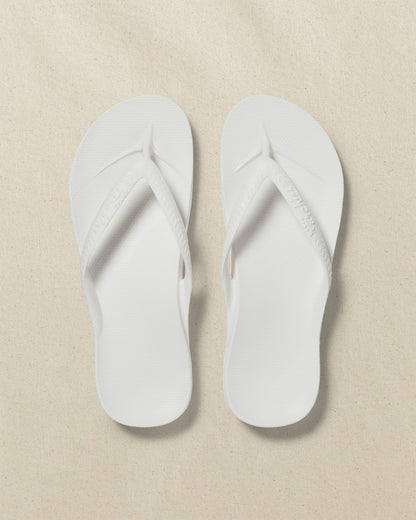 Archies Classic White Arch Support Flip Flop | Southern Tide Value