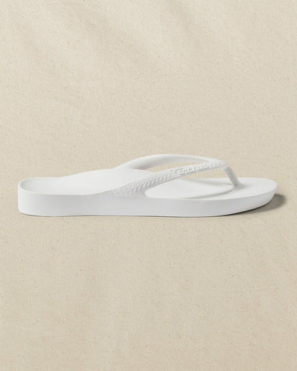 Archies Classic White Arch Support Flip Flop | Southern Tide Value