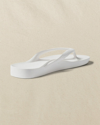 Archies Classic White Arch Support Flip Flop | Southern Tide Value