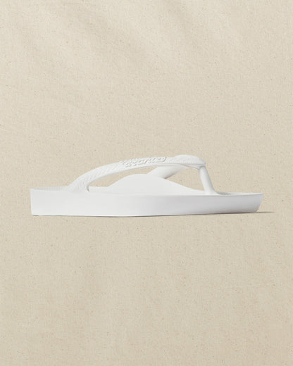 Archies Classic White Arch Support Flip Flop | Southern Tide Value