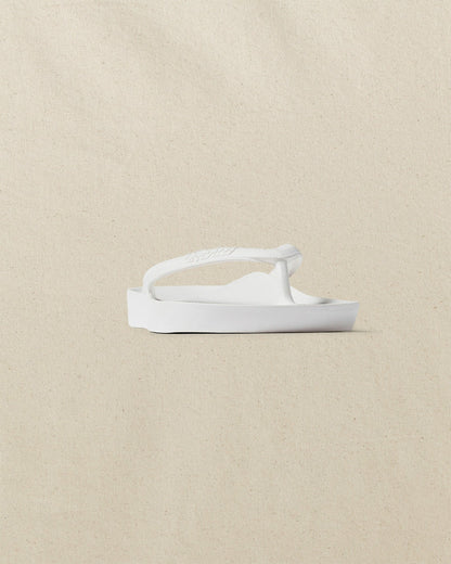 Archies Classic White Arch Support Flip Flop | Southern Tide Value