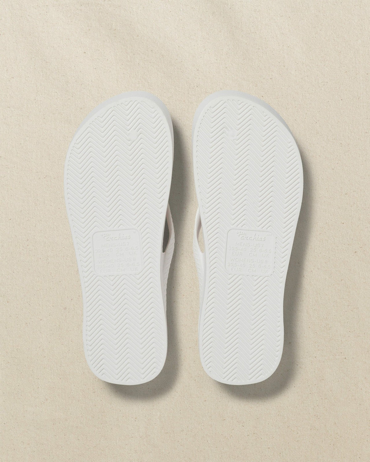 Archies Classic White Arch Support Flip Flop | Southern Tide Value