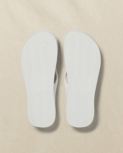 Archies Classic White Arch Support Flip Flop | Southern Tide Value