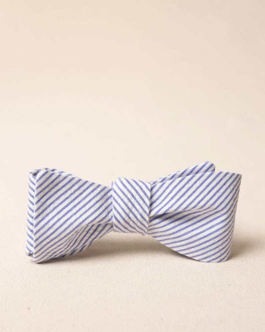High Cotton Blue and White Seersucker Bow Tie | Southern Tide Featured