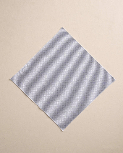 Blue and White Seersucker Pocket Square | Southern Tide Sale
