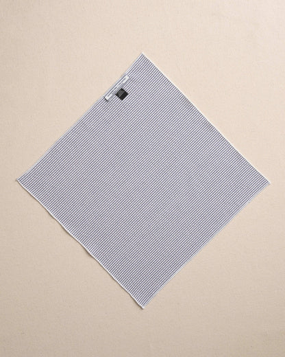 Blue and White Seersucker Pocket Square | Southern Tide Sale