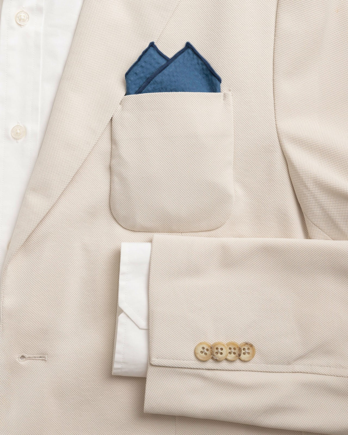Nautical Blue Seersucker Pocket Square | Southern Tide Popular