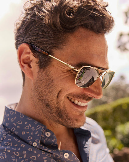 Quarter Deck Aviator Sunglasses | Southern Tide Sale