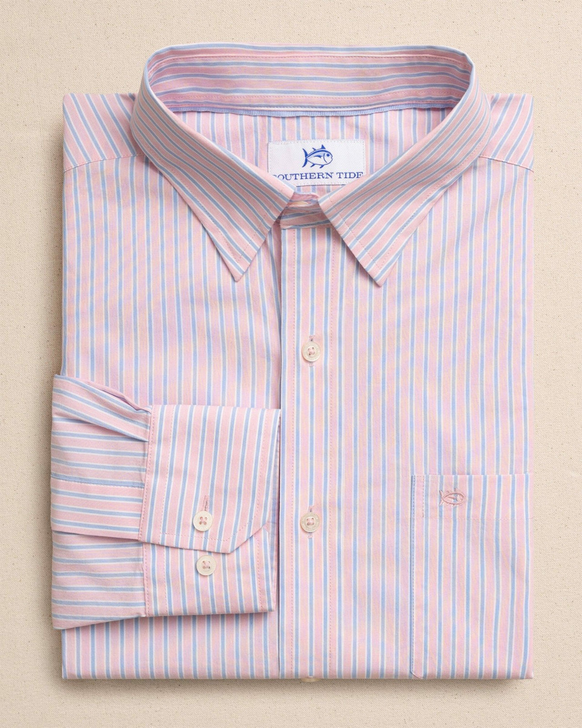 Amelia Island Stripe Charleston Sport Shirt | Southern Tide Sale