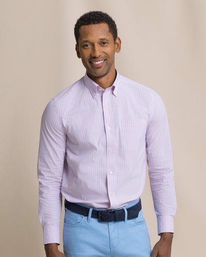 Amelia Island Stripe Charleston Sport Shirt | Southern Tide Sale
