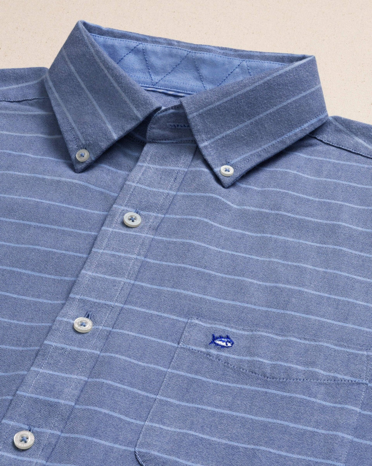 Stringline Charleston Oxford Stripe Sport Shirt | Southern Tide Classic