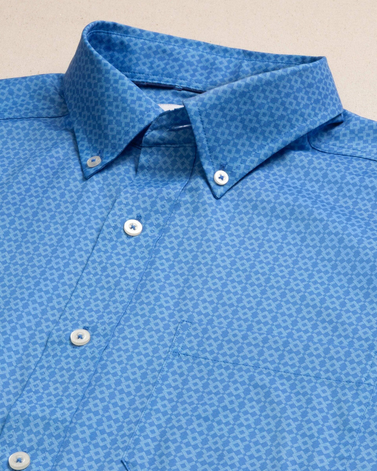 Seaside Geo Short Sleeve Sport Shirt | Southern Tide Smart Buy