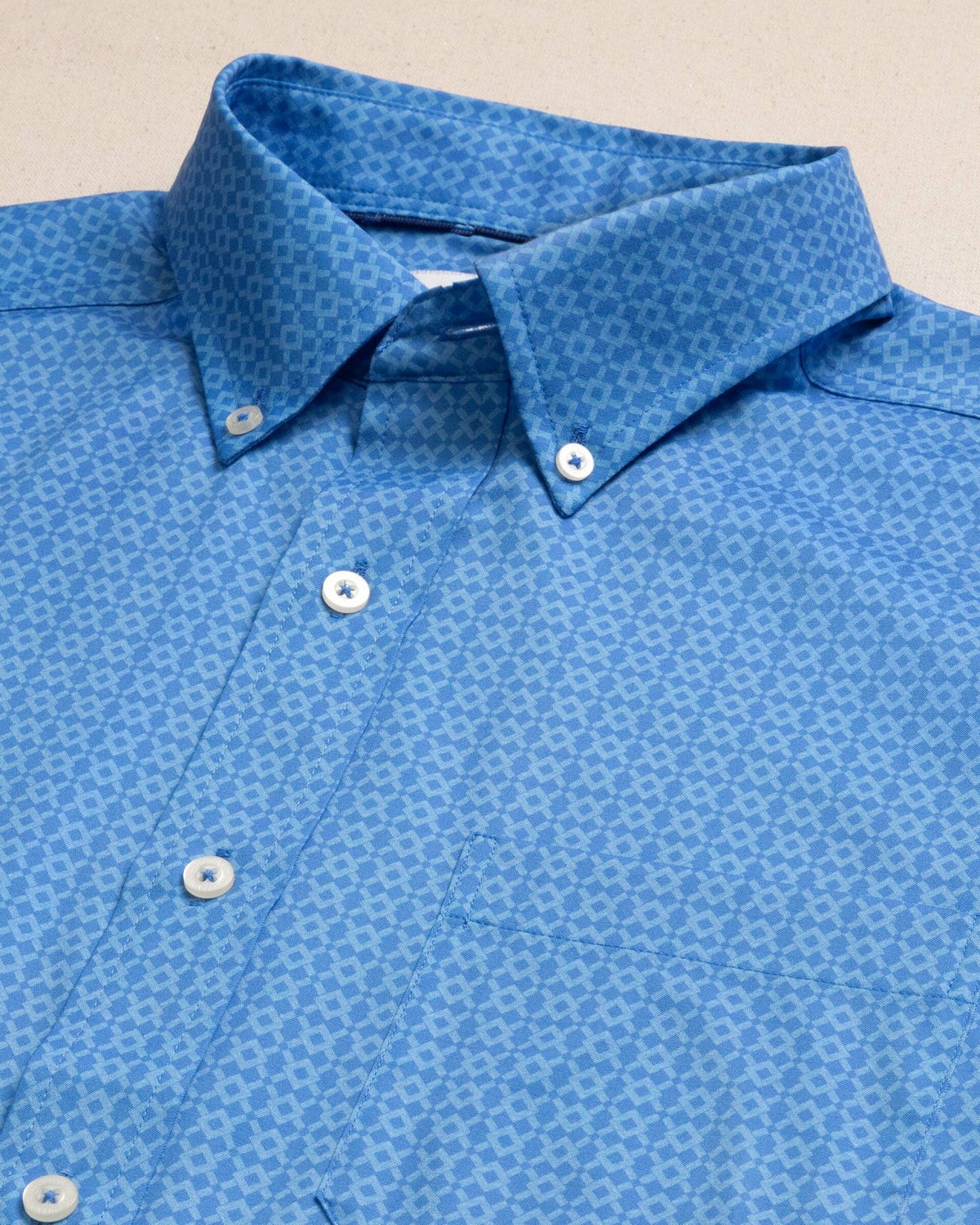 Seaside Geo Short Sleeve Sport Shirt | Southern Tide Smart Buy