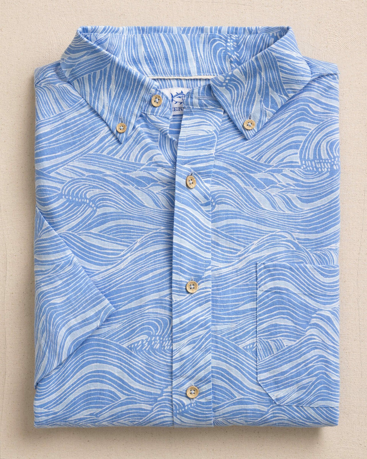 Rolling Waves Short Sleeve Sport Shirt | Southern Tide Customer Favorite