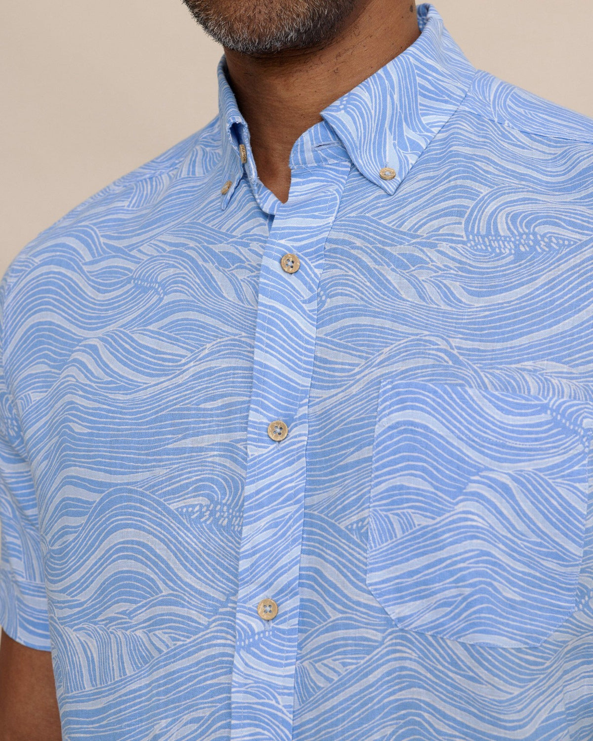 Rolling Waves Short Sleeve Sport Shirt | Southern Tide Customer Favorite
