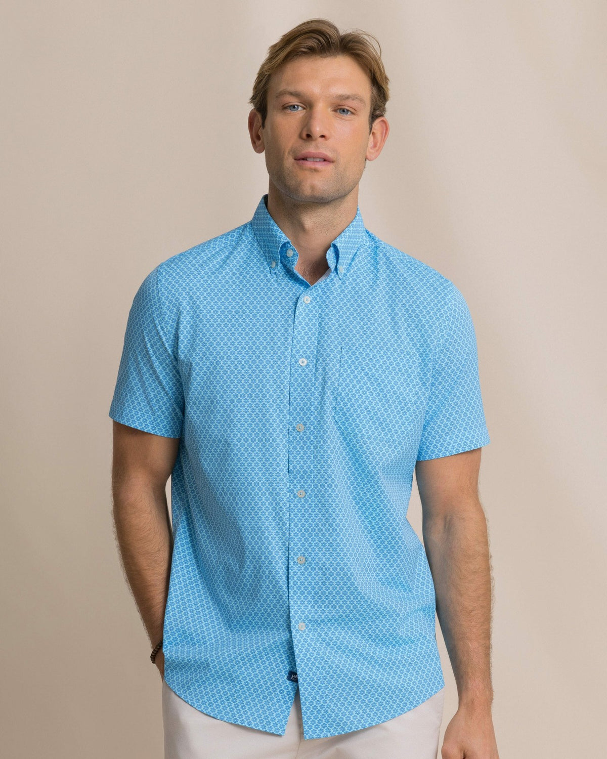 Flower Garden Short Sleeve Sport Shirt | Southern Tide Essential