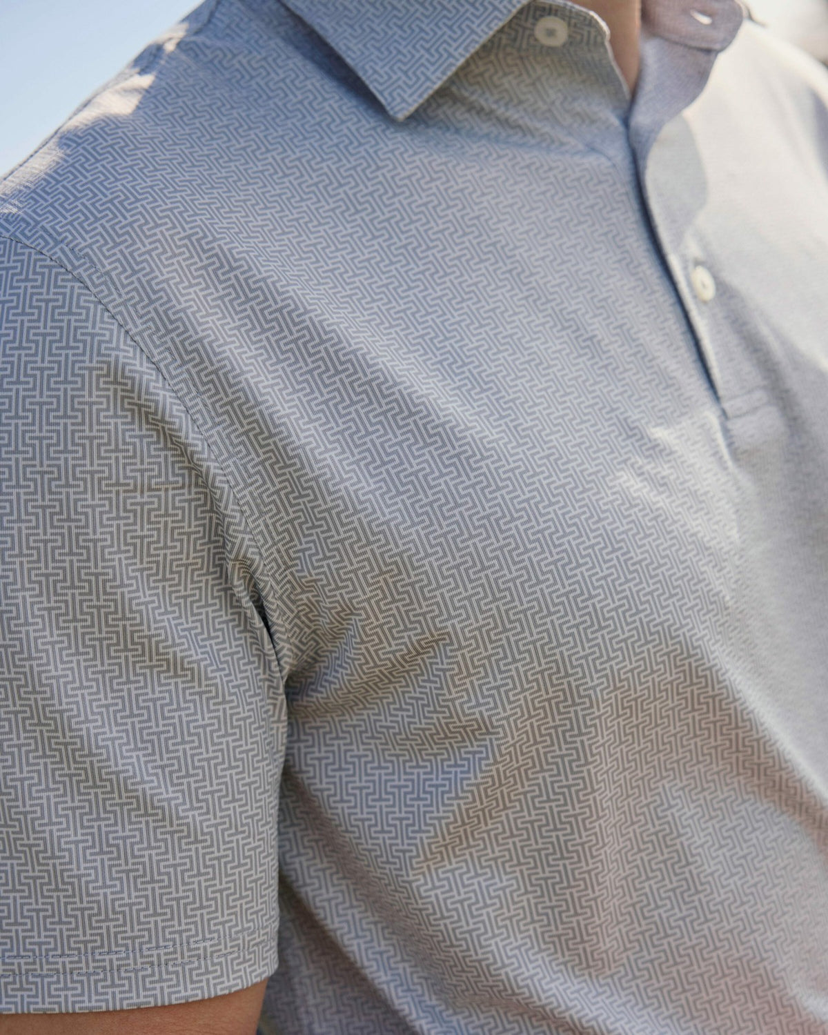 Driver ST Geo Printed Polo | Southern Tide Trusted