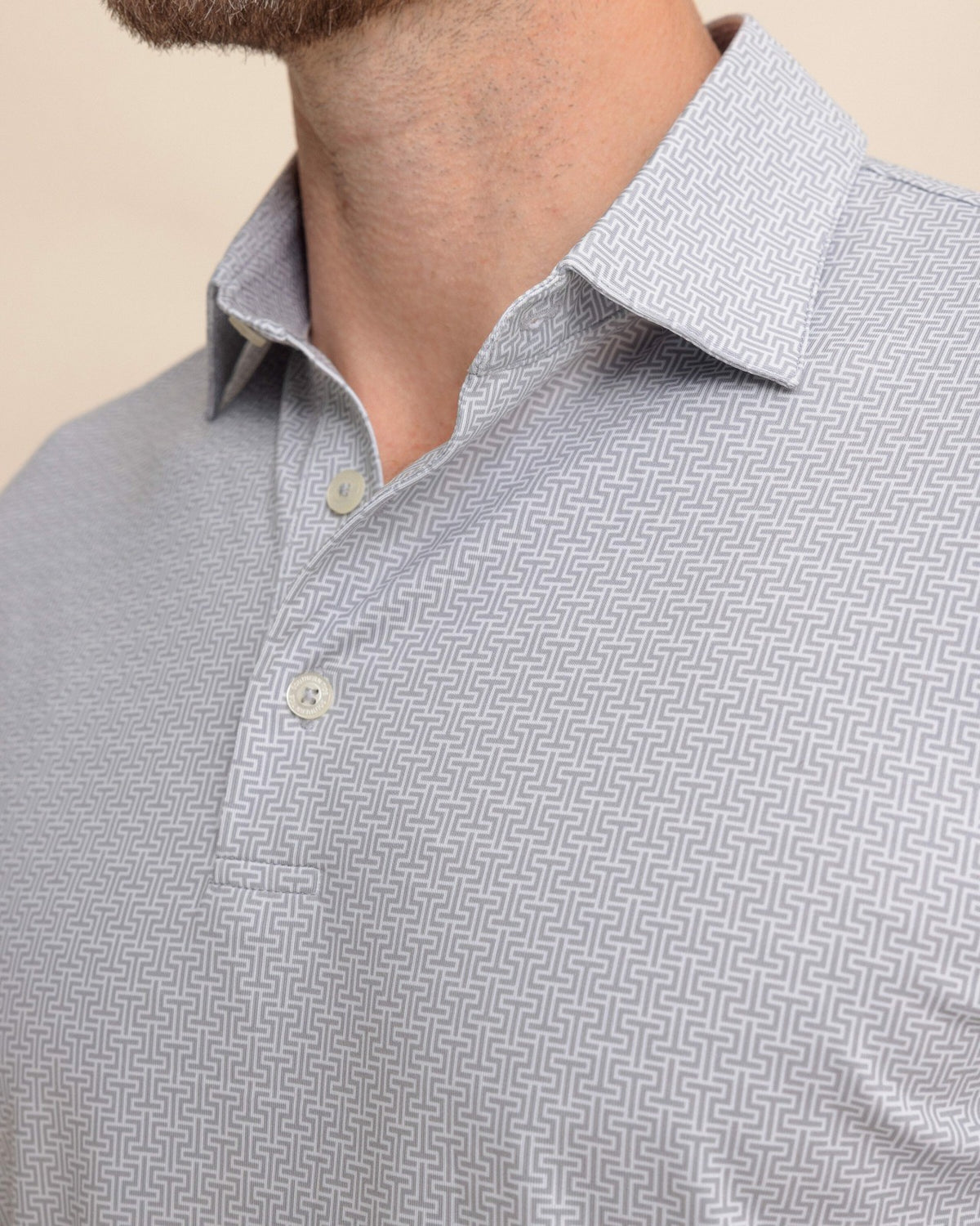 Driver ST Geo Printed Polo | Southern Tide Trusted