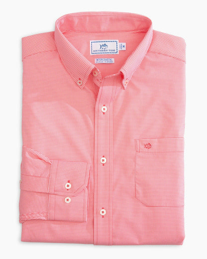 Gingham Intercoastal Performance Sport Shirt | Southern Tide Popular