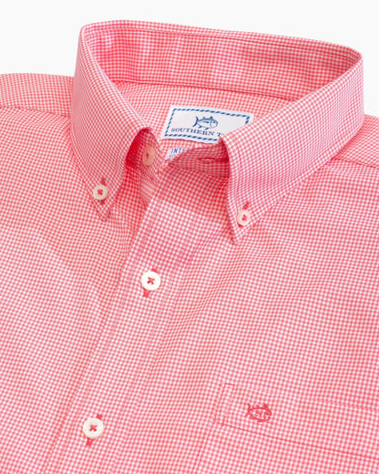 Gingham Intercoastal Performance Sport Shirt | Southern Tide Popular