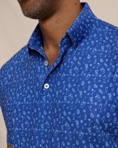 Driver Pour Decisions Printed Polo | Southern Tide Trusted
