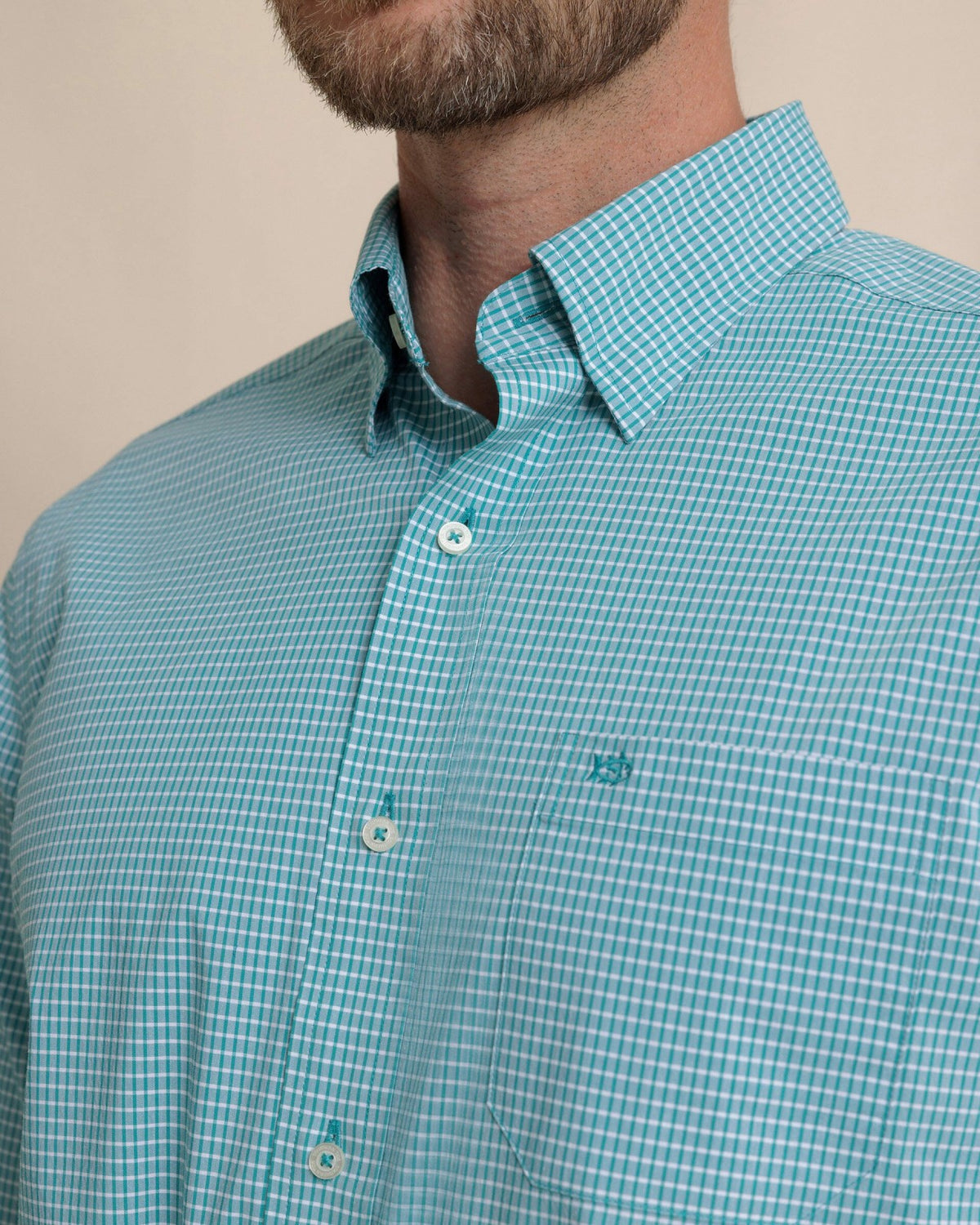 Crofton Plaid Charleston Sport Shirt - Spruce | Southern Tide Essential