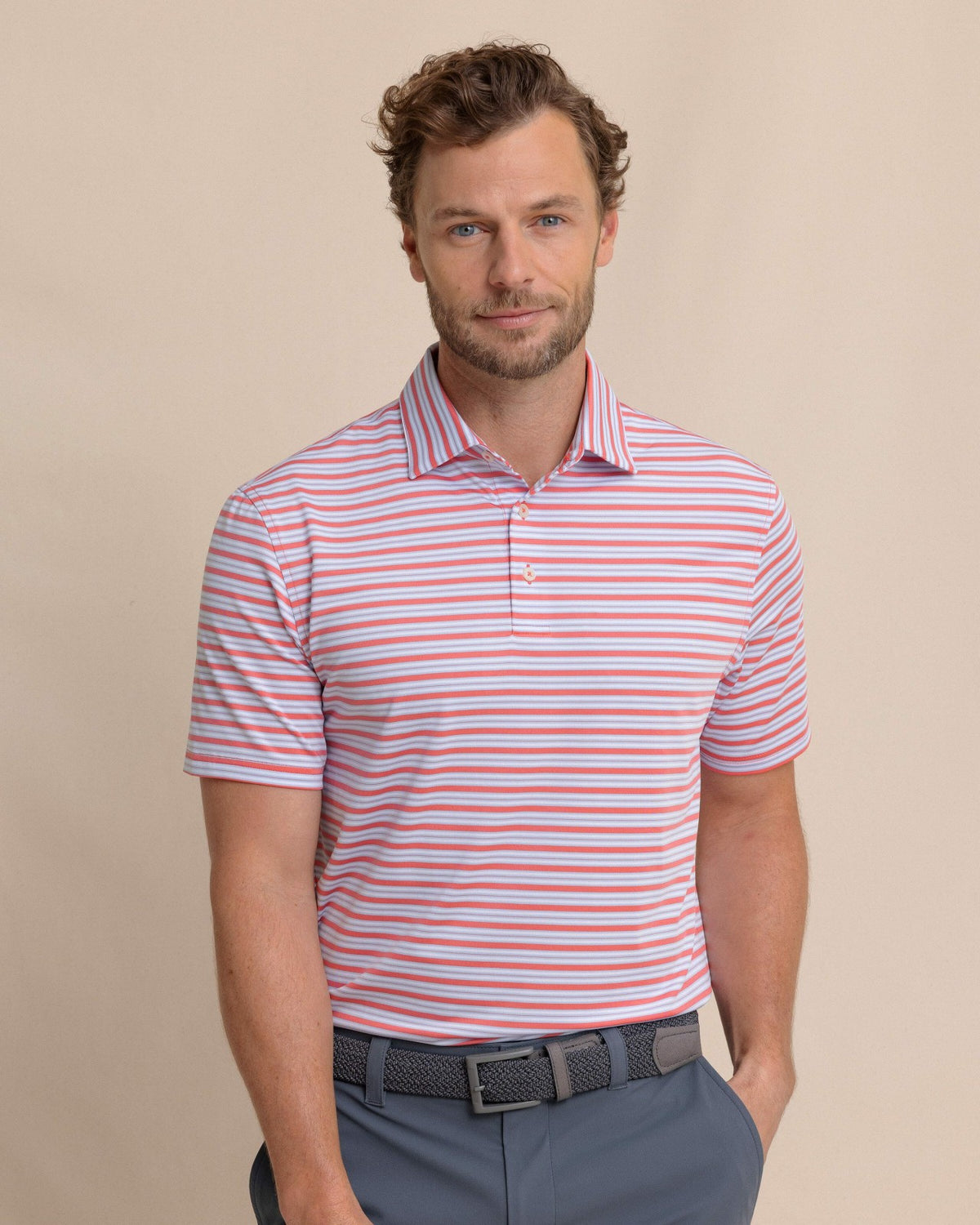 Driver Ocean Hill Stripe Polo | Southern Tide Special Offer