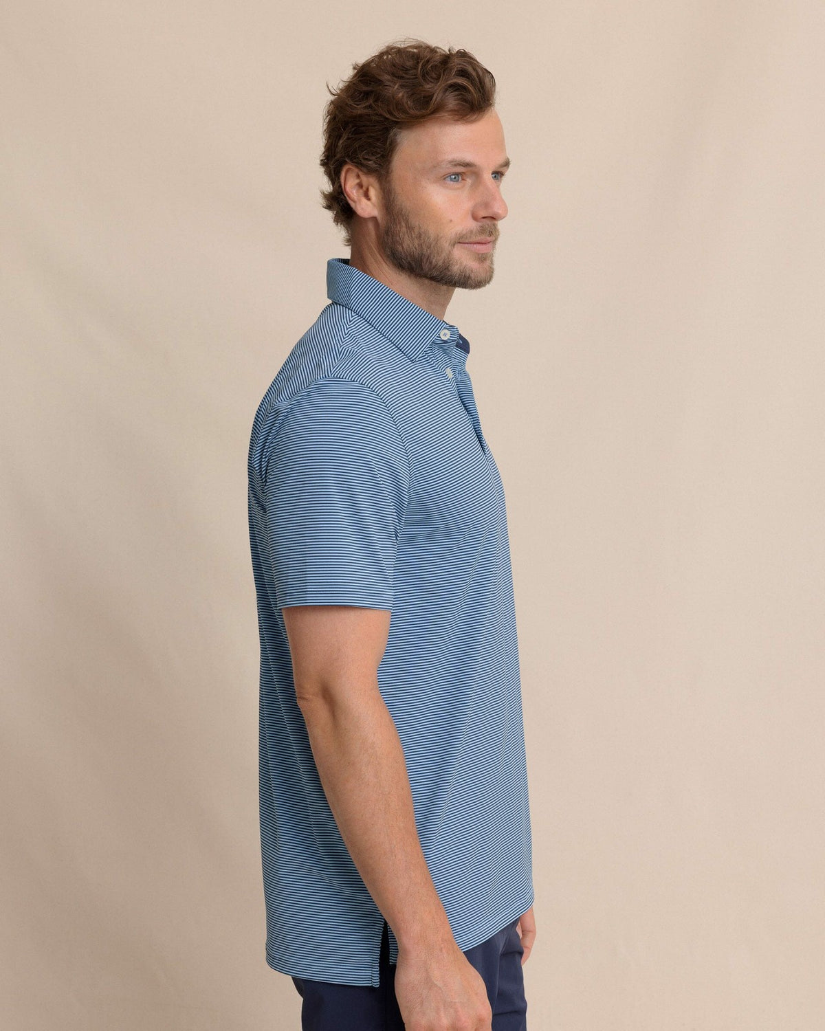 brrr°® Meadowbrook Stripe Polo - Ocean Channel | Southern Tide Quality
