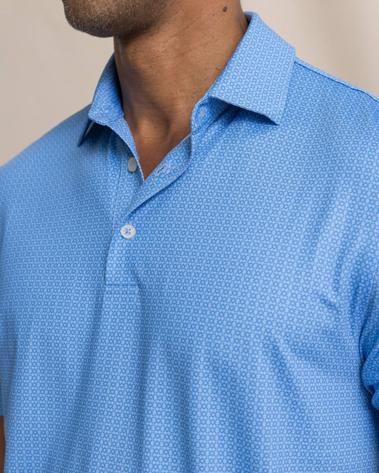 Driver Seaside Geo Printed Polo | Southern Tide Best Price