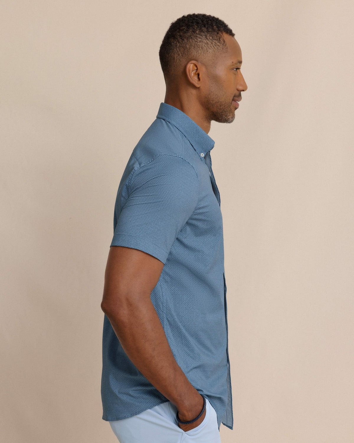 Eastport Heather brrr°® Short Sleeve Sport Shirt | Southern Tide Best Price