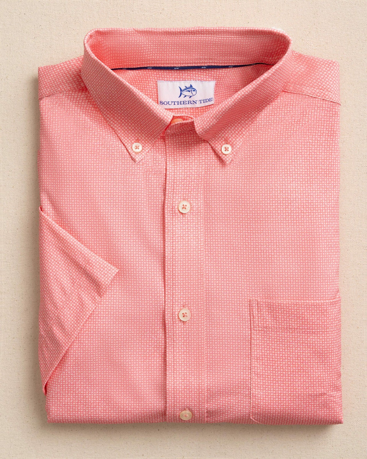 Eastport Heather brrr°® Short Sleeve Sport Shirt | Southern Tide Best Price