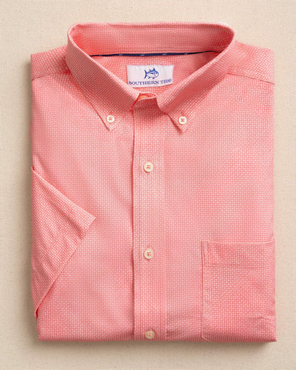 Eastport Heather brrr°® Short Sleeve Sport Shirt | Southern Tide Best Price