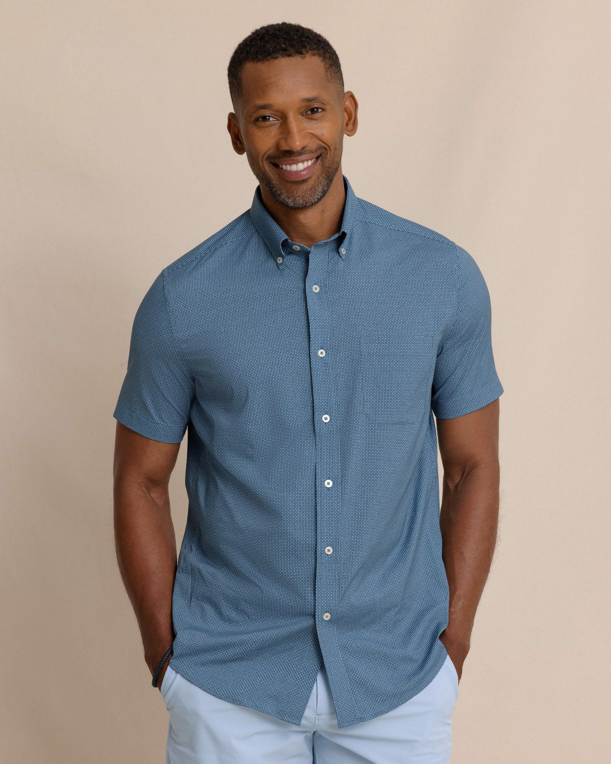 Eastport Heather brrr°® Short Sleeve Sport Shirt | Southern Tide Best Price
