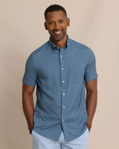 Eastport Heather brrr°® Short Sleeve Sport Shirt | Southern Tide Best Price