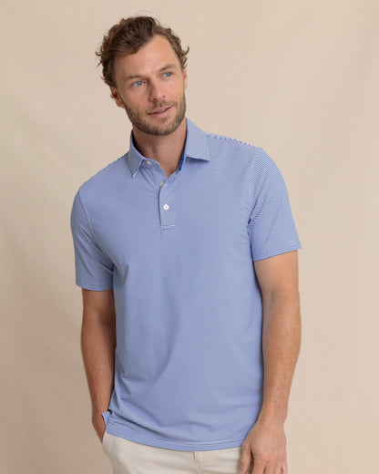 brrr°®-eeze Meadowbrook Stripe Polo - Surf Blue | Southern Tide Best Price