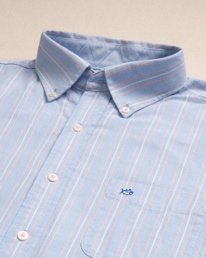 Beachside Charleston Oxford Stripe Sport Shirt | Southern Tide New