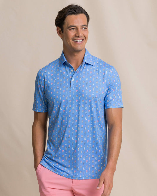 Driver Tropical Drink Printed Polo | Southern Tide Best Seller