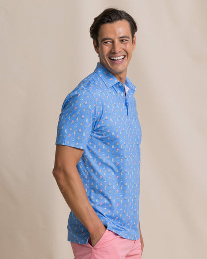 Driver Tropical Drink Printed Polo | Southern Tide Best Seller