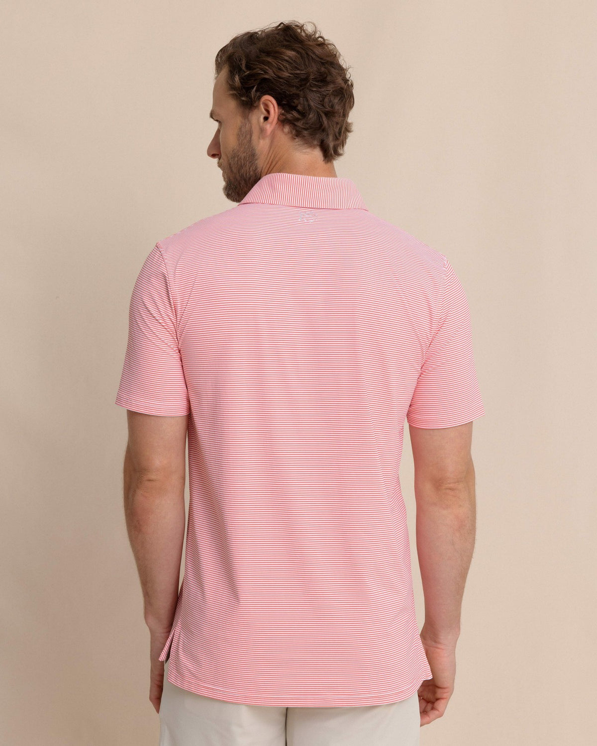 brrr°®-eeze Meadowbrook Stripe Polo - Coral | Southern Tide Hot Sale