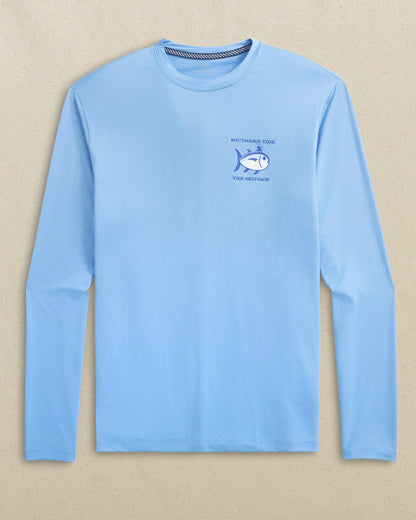 Grey Marlin Long Sleeve Performance T-Shirt | Southern Tide Signature