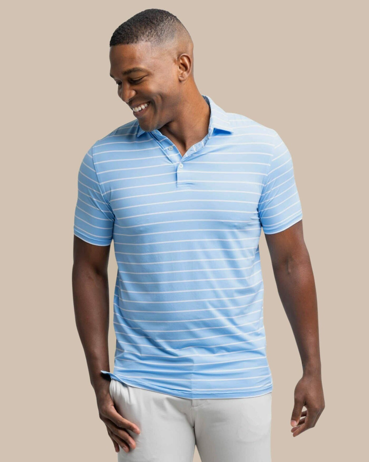 brrr°®-eeze Desmond Stripe Polo | Southern Tide Everyday